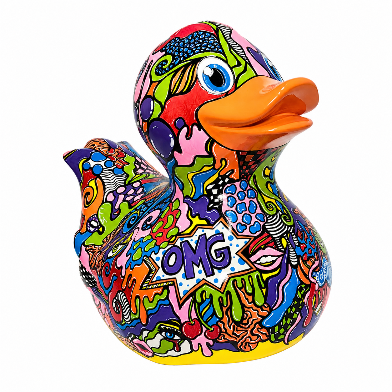 Sculpted duck